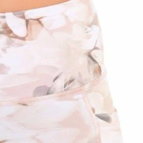 Bebe floral wide waistband cropped leggings szM - Picture 3 of 13